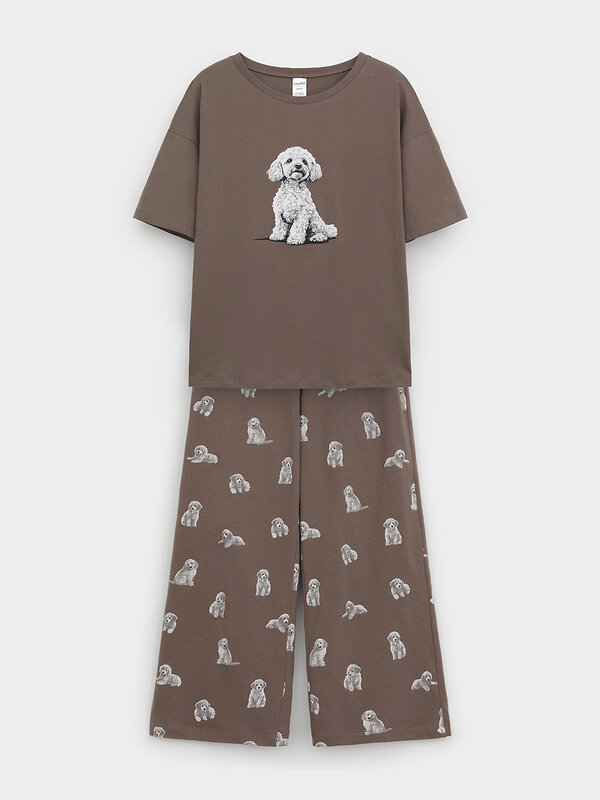 CROCKID Пижама 572747 МП 1657 коричневый