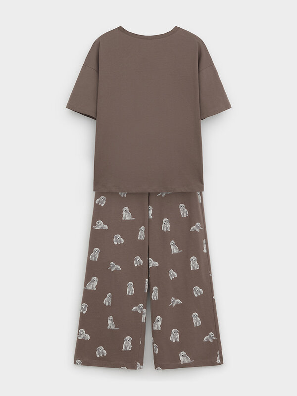 CROCKID Пижама 572747 МП 1657 коричневый