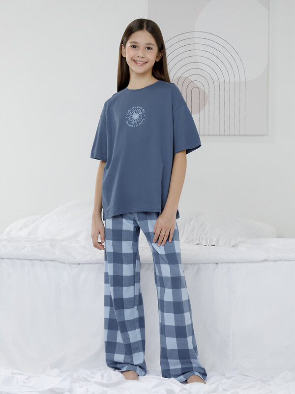 CROCKID Пижама 572754 МП 1657-1 синий