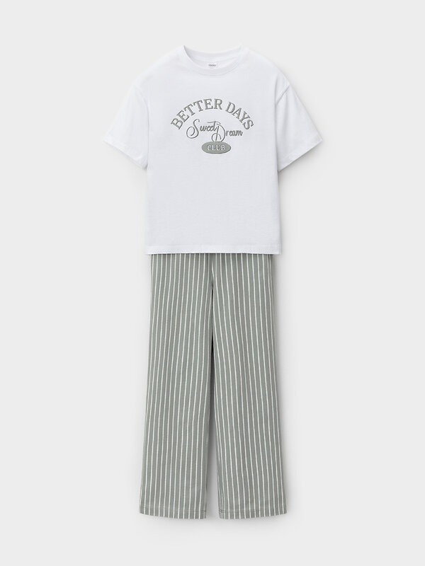 CROCKID Пижама 572756 МП 1657 белый