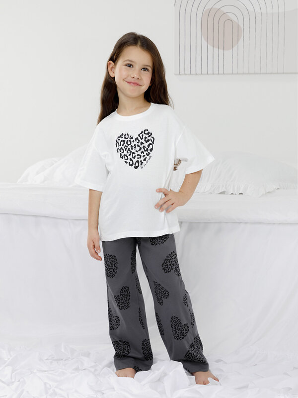 CROCKID Пижама 572757 МП 1657 белый