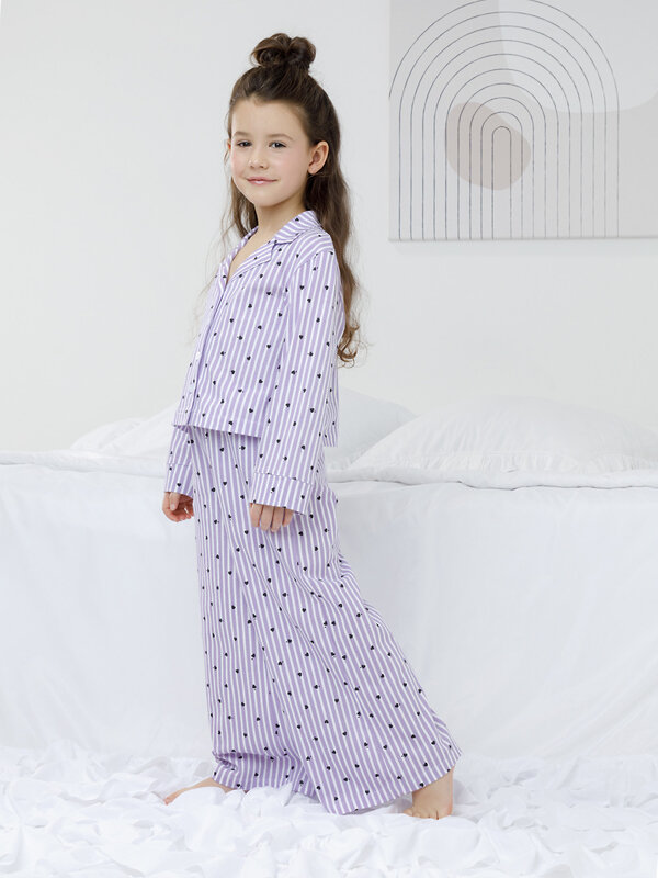 CROCKID Пижама 572765 МП 1668 фиолетовый