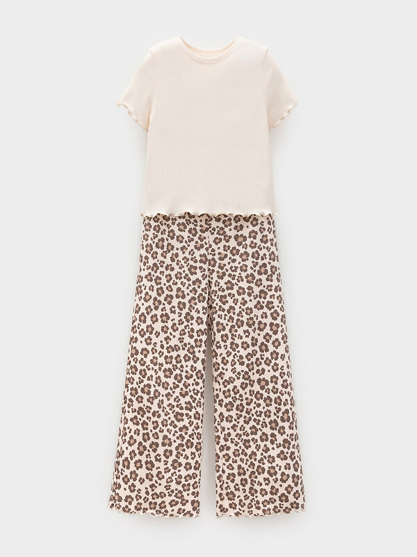 CROCKID Пижама 572767 МП 1669 молочный