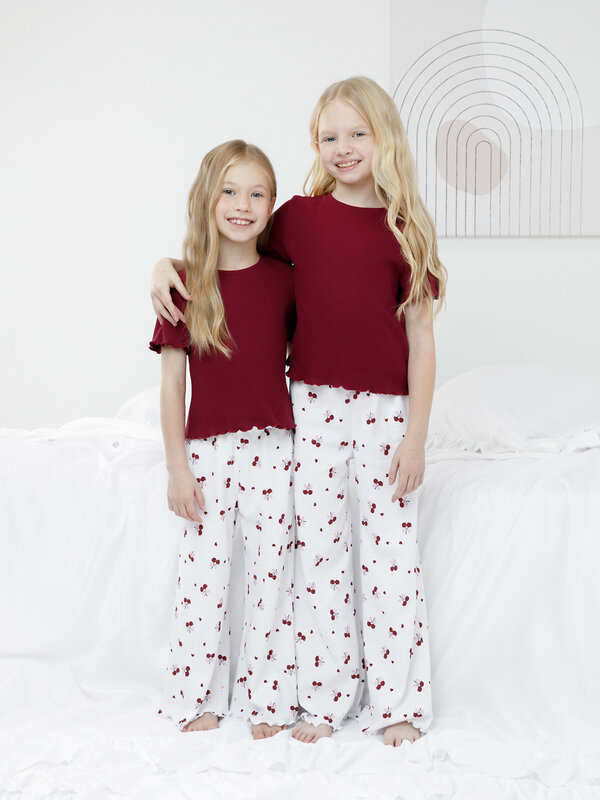 CROCKID Пижама 572772 МП 1669 бордовый