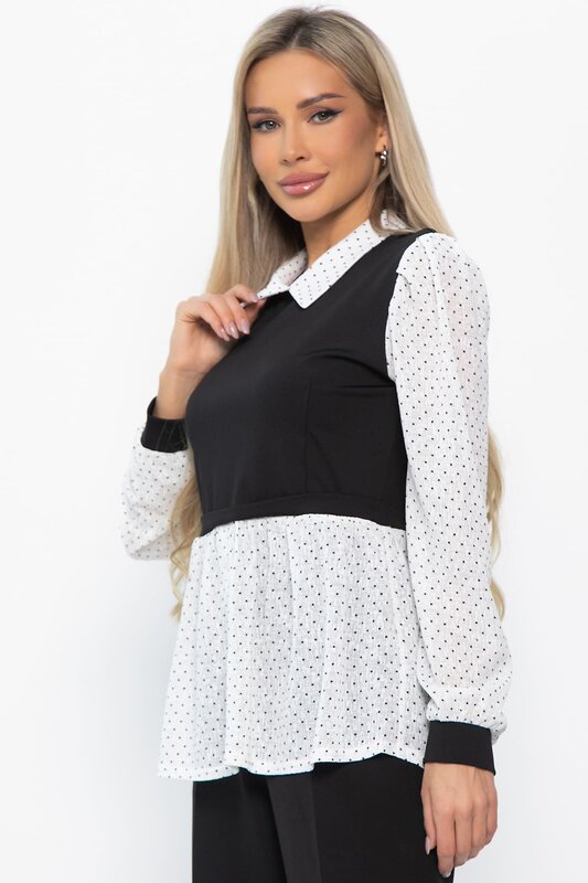 LT Collection Блуза 572785 Б14839-3М черный