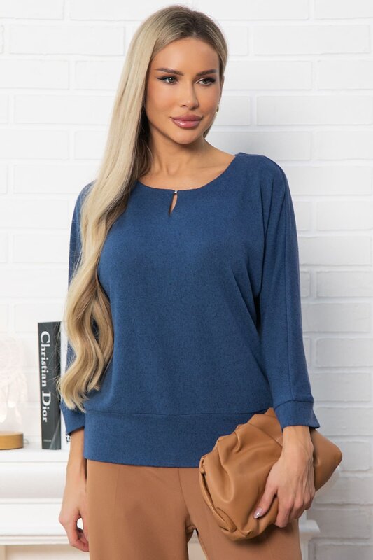 LT Collection Джемпер 572803 Б14869-50М синий