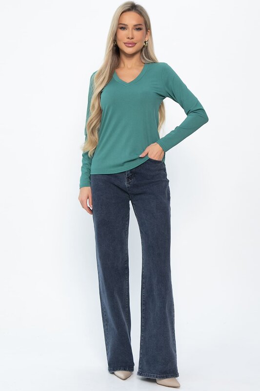 LT Collection Джемпер 572805 Б14870-50М зеленый