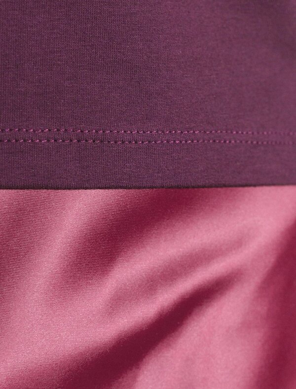 VILATTE Футболка 572808 D49.133 бургунди_stripes