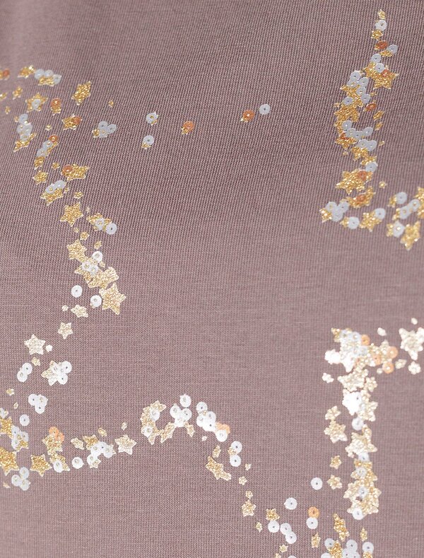 VILATTE Футболка 572812 D49.133 кофейный_star