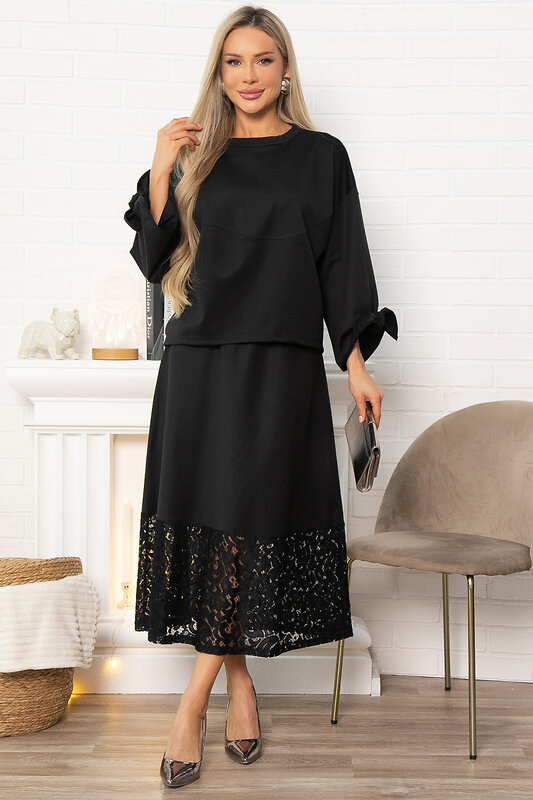 LT Collection Джемпер 572818 Б14866-10М черный