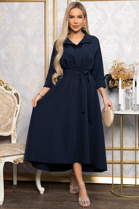 LT Collection Платье 572826 П14864-16М темно-синий