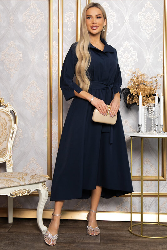 LT Collection Платье 572826 П14864-16М темно-синий