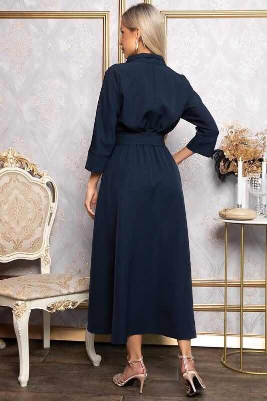 LT Collection Платье 572826 П14864-16М темно-синий