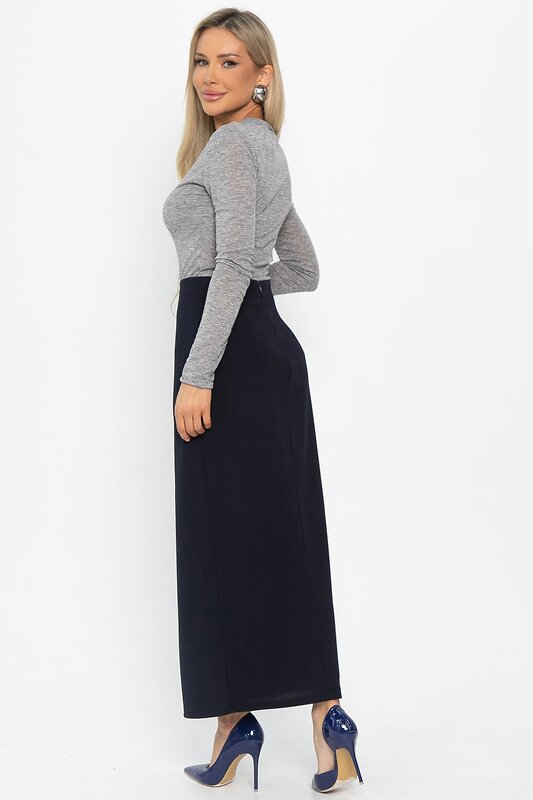 LT Collection Юбка 572842 Ю14884-4М темно-синий