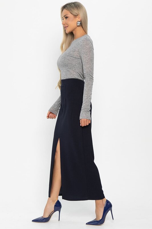 LT Collection Юбка 572842 Ю14884-4М темно-синий