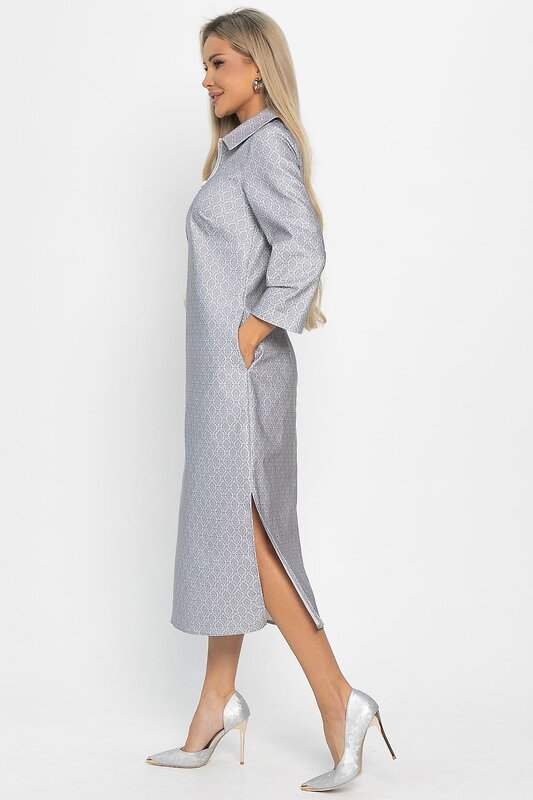 LT Collection Платье 572844 П14876-18М серый