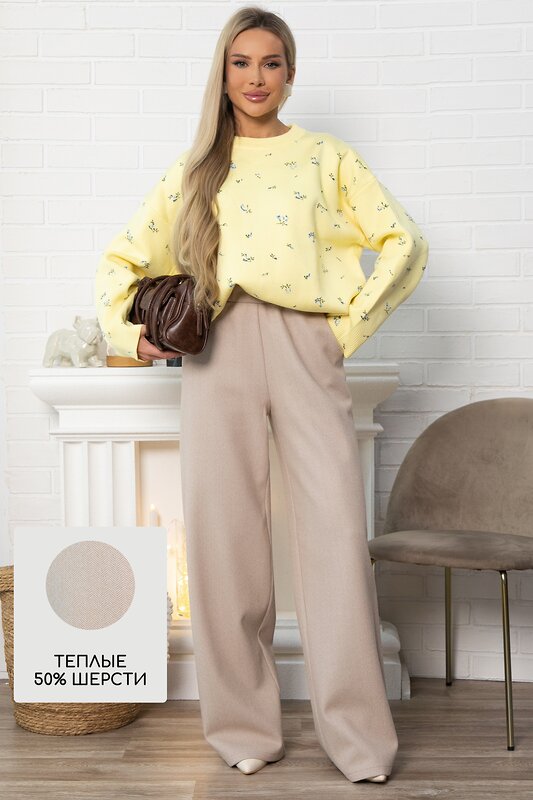 LT Collection Брюки 572846 Б14903-7М бежевый