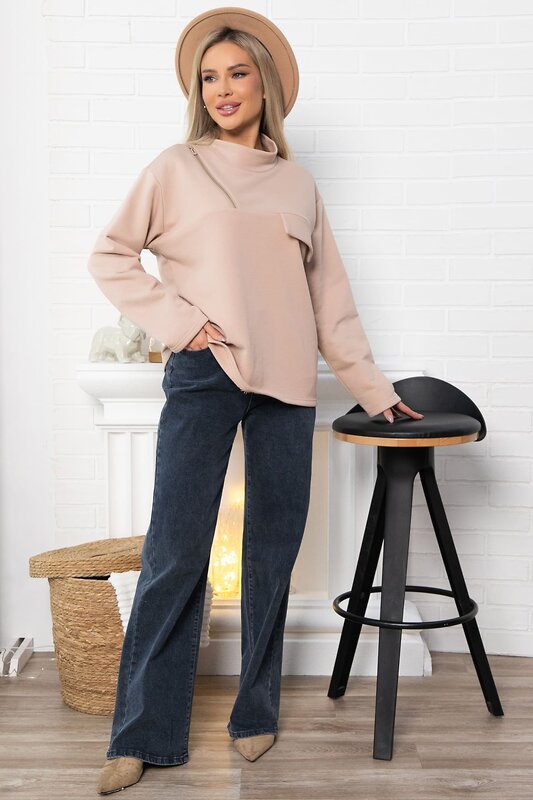 LT Collection Свитшот 572847 Б14872-7М бежевый