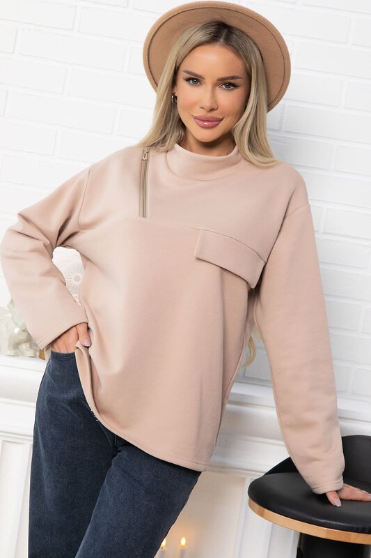 LT Collection Свитшот 572847 Б14872-7М бежевый