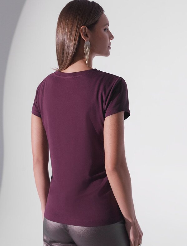 VILATTE Футболка 572850 D49.135 бургунди_wine_not