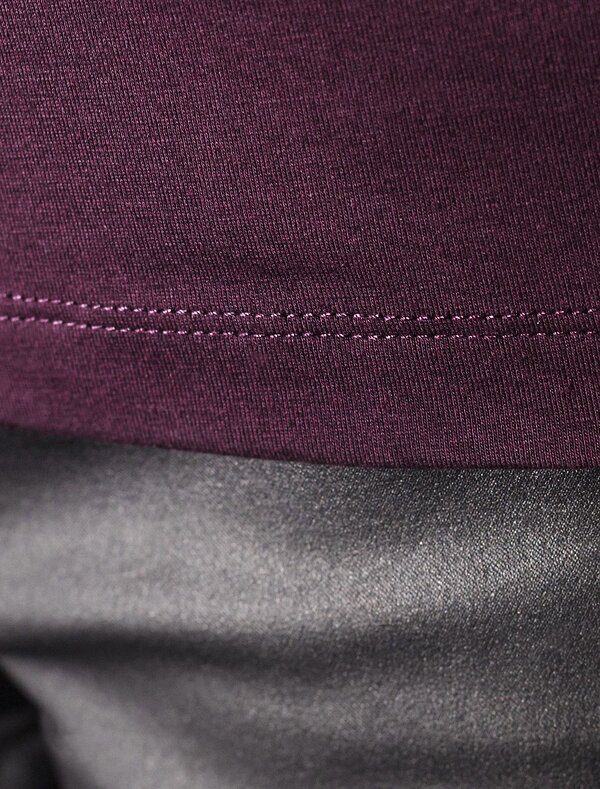 VILATTE Футболка 572851 D49.135 бургунди_блестки