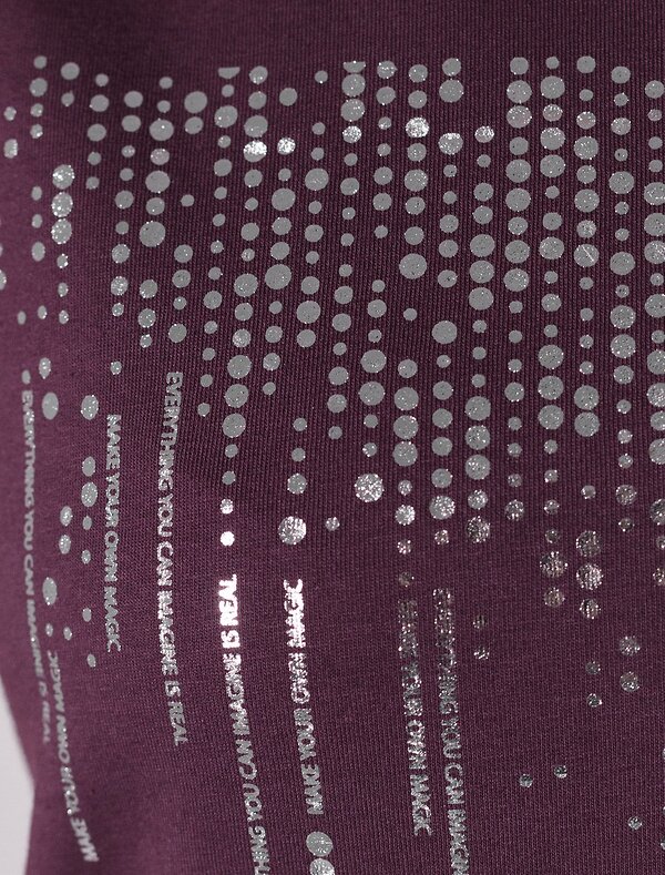 VILATTE Футболка 572853 D49.135 бургунди_дождь