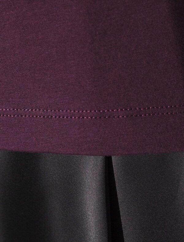 VILATTE Футболка 572853 D49.135 бургунди_дождь