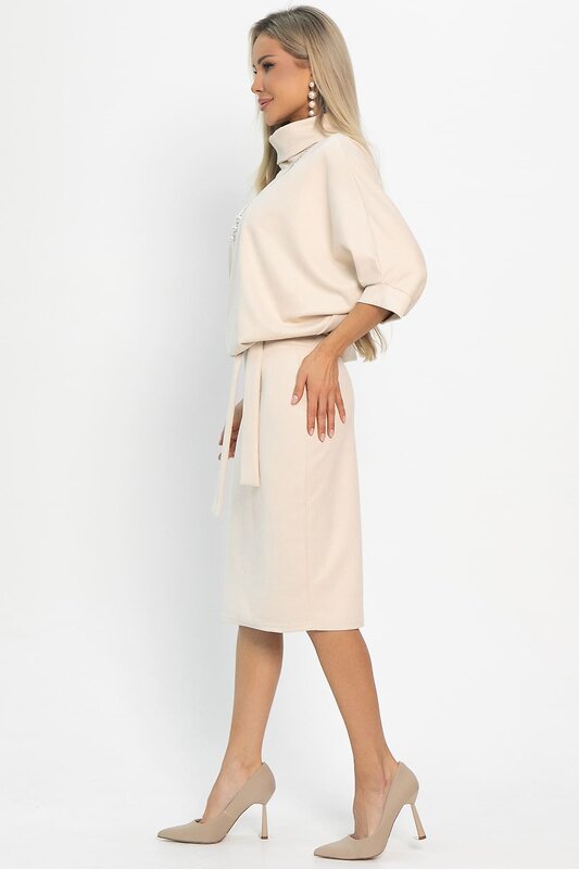 LT Collection Платье 572859 П14911-12М молочный