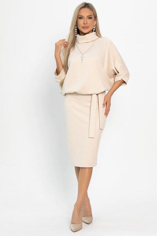 LT Collection Платье 572859 П14911-12М молочный