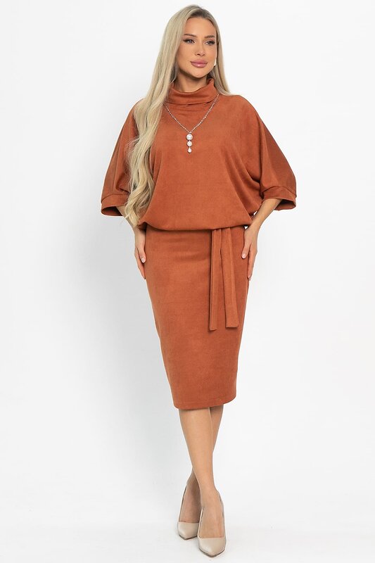 LT Collection Платье 572863 П14910-12М терракотовый