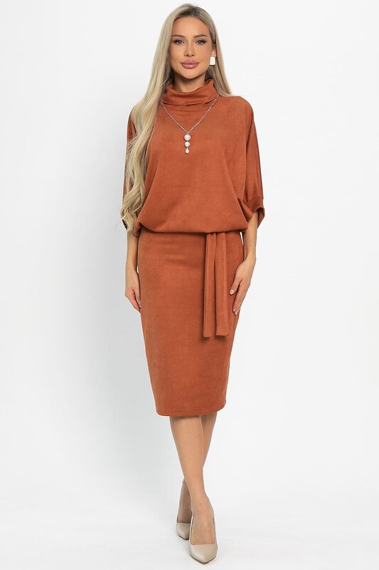 LT Collection Платье 572863 П14910-12М терракотовый