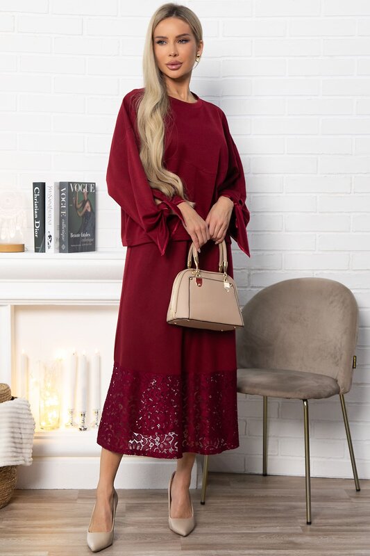 LT Collection Юбка 572867 Ю14912-10М бордовый