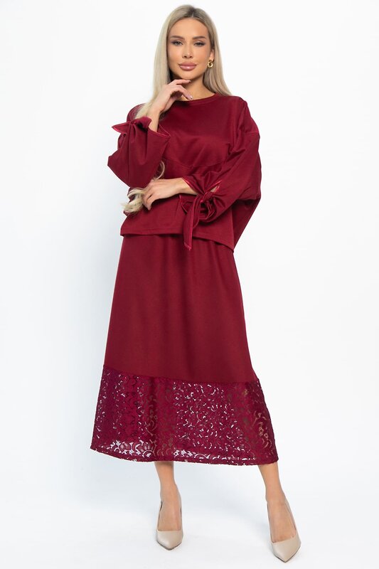 LT Collection Юбка 572867 Ю14912-10М бордовый