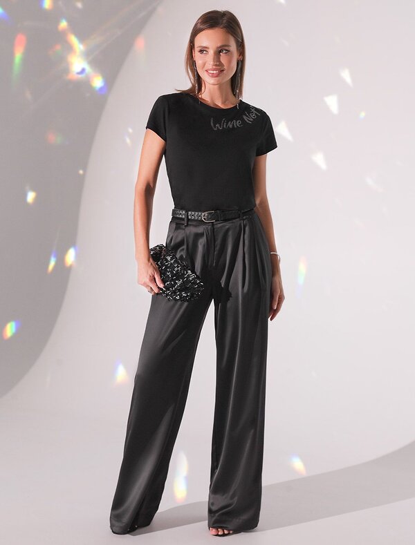 VILATTE Футболка 572870 D49.135 черный_wine_not