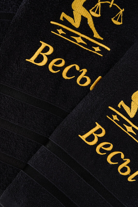 Натали Полотенце 572890 14418 черный+весы