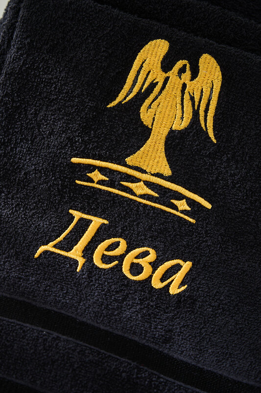 Натали Полотенце 572892 14418 черный+дева