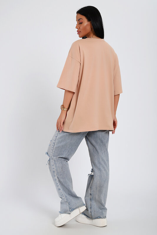 Натали Футболка 572903 82088 пудровый