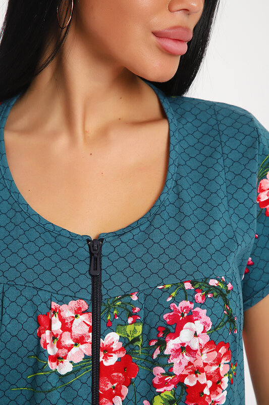 Натали Халат 572930 82077 цветы