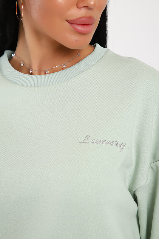 Натали Свитшот 572932 82076 светло-зеленый