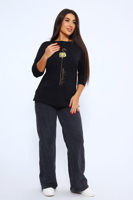 Натали Лонгслив 572958 82068 черный