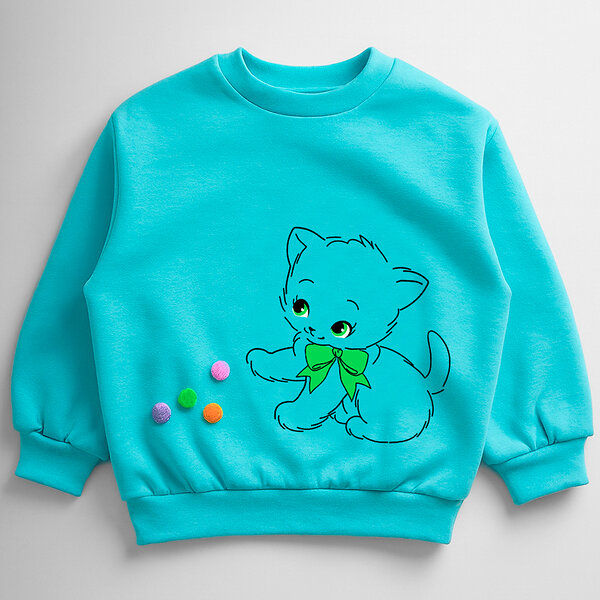 YOULALA Джемпер 572965 2101310101 бирюзовый