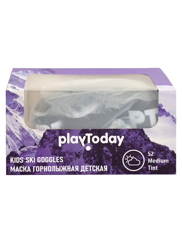 PLAYTODAY Маска горнолыжная 573044 32311462 жёлтый