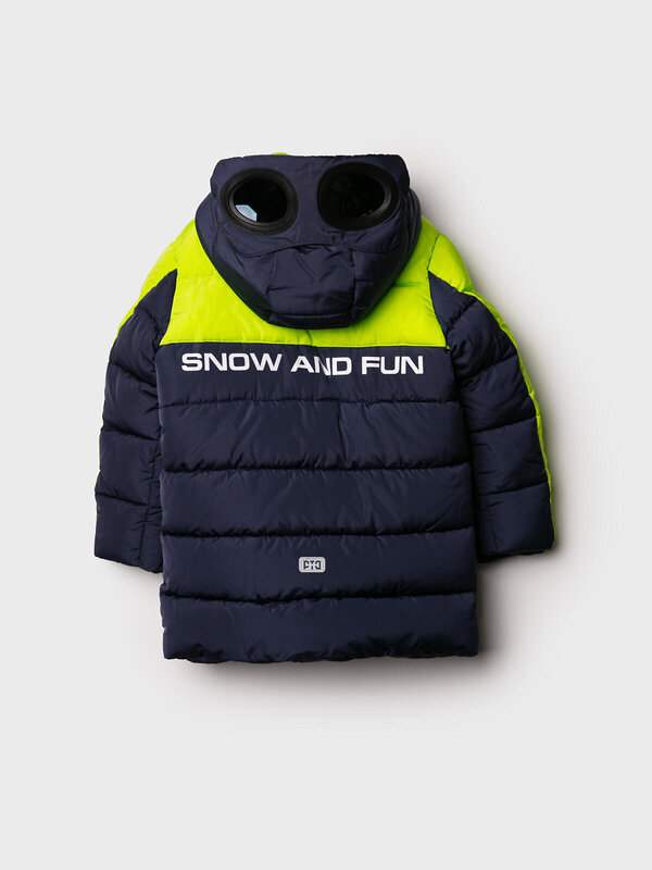 PLAYTODAY Пальто 573079 32512223 тёмно-синий,светло-зеленый,белый