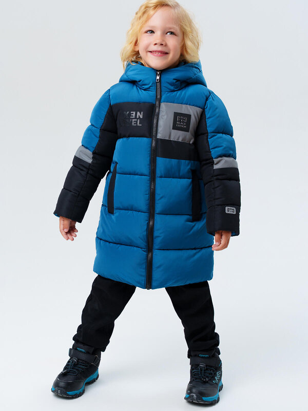 PLAYTODAY Пальто 573080 32512275 тёмно-синий,черный