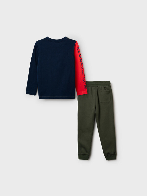 PLAYTODAY Фуфайка 573123 32532014 хаки,тёмно-синий,красный