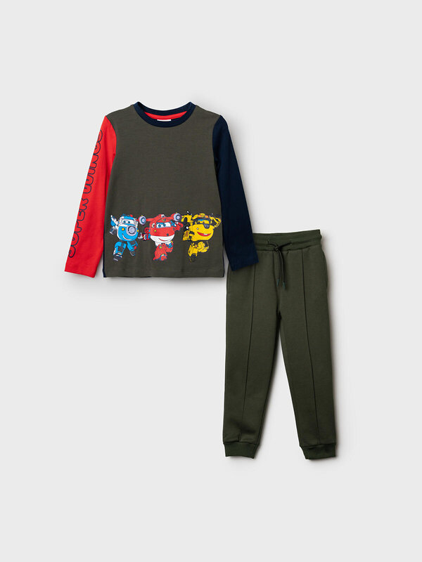 PLAYTODAY Фуфайка 573123 32532014 хаки,тёмно-синий,красный