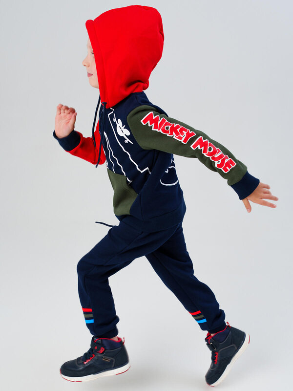 PLAYTODAY Толстовка 573124 32532001 хаки,тёмно-синий,красный