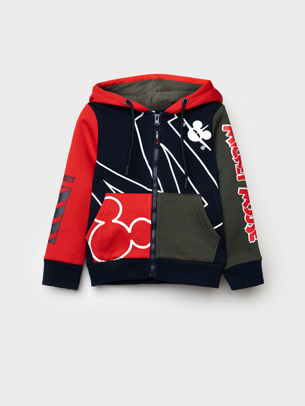 PLAYTODAY Толстовка 573124 32532001 хаки,тёмно-синий,красный