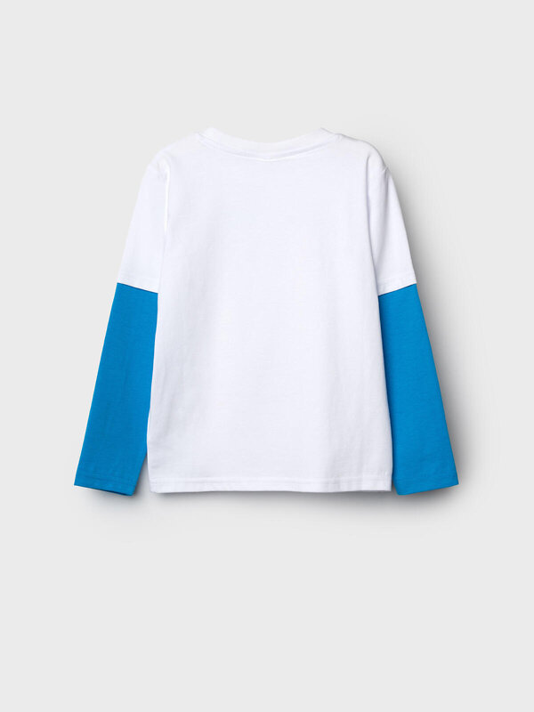 PLAYTODAY Фуфайка 573128 32532031 белый,ярко-синий