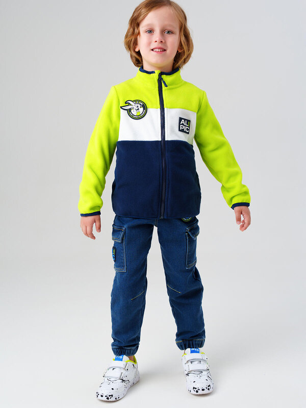 PLAYTODAY Куртка 573182 32512271 белый,тёмно-синий,зеленый